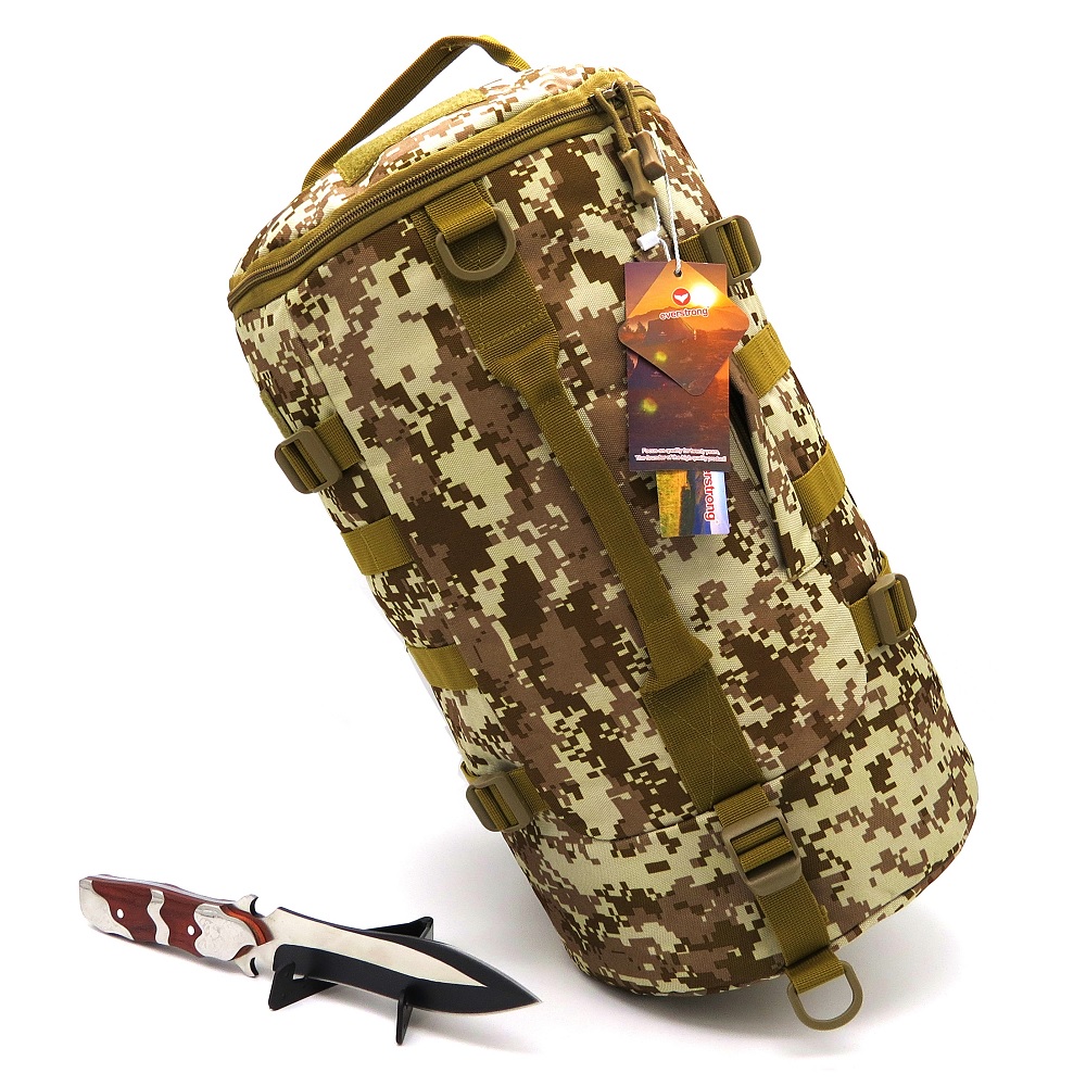 Mochila Camping Trilhas Viagem 45l Everstrong + Faca Militar'''''' Mochila Camping Trilhas Viagem 45l Everstrong + Faca Militar