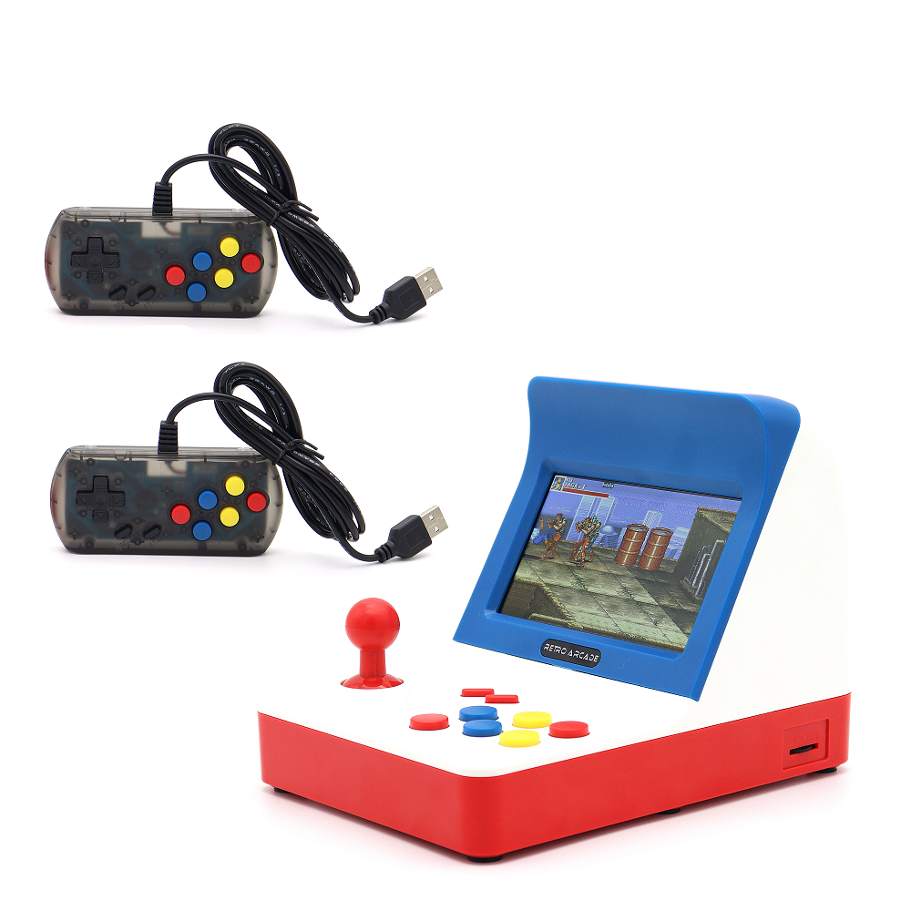 Caixa De Jogos i3 Mini Retro Video Console HDMI Sem Fio Dupla Alça Clássico  De Jogo Arcade Para Navio Grátis De Presente