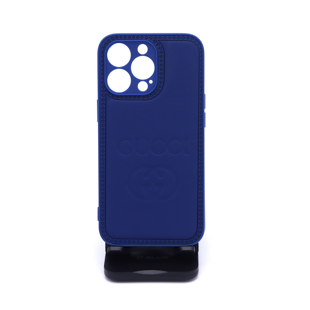Capa Silicone Luxo Azul Escuro²