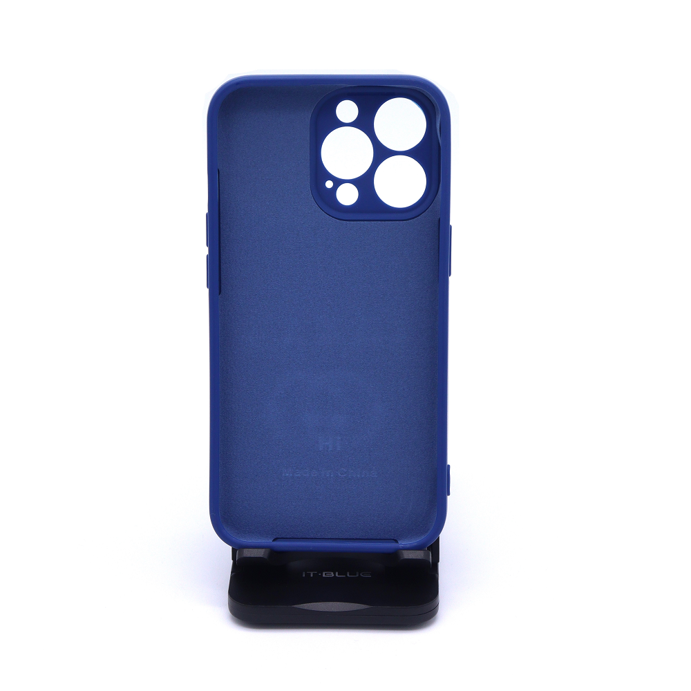 Capa Silicone Luxo Azul Escuro³
