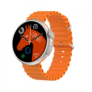 Smartwatch Ultra 9 Pro Redondo Tela Amoled 1.6 Pol. Microwear