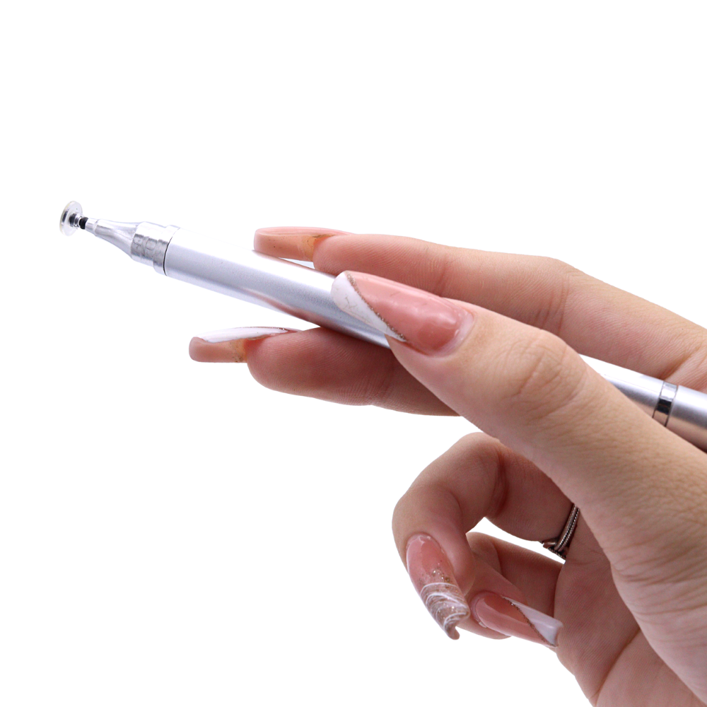 Caneta Touch Stylus 2em1 Premium Ponta Fina Para Tablet e Smartphone