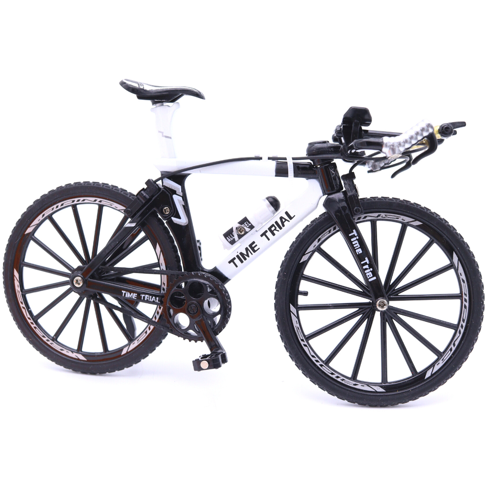 Miniatura Bicicleta Mountain Metal 18 Branca (1)