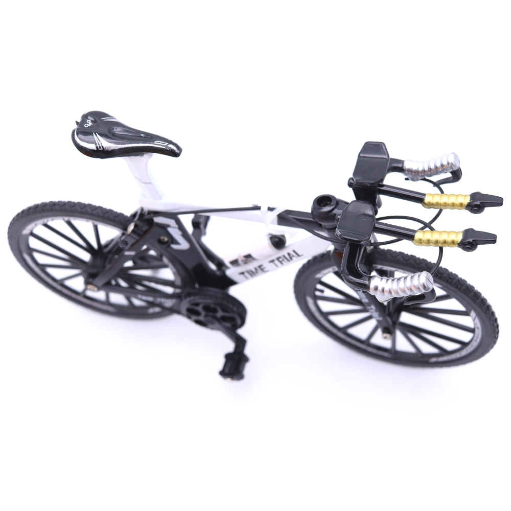 Miniatura Bicicleta Mountain Metal 18 Branca (2)
