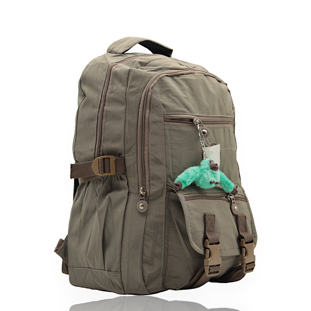 Mochila UPPER SPORTS Feminina Grande Reforçada Nylon Com chaveiro